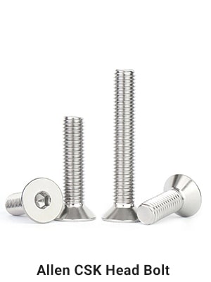 Allen CSK Head Bolt Allen CSK Head Bolt
