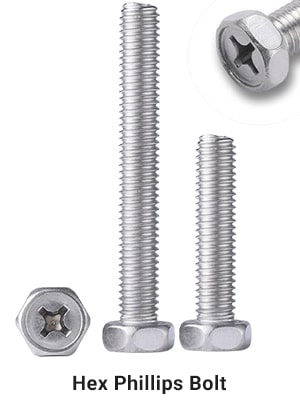 Hex Phillips Bolt Hex Phillips Bolt