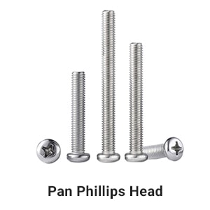 Pan Phillips Head Pan Phillips Head