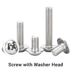 Screw with Washer Head Screw with Washer Head